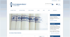Desktop Screenshot of cordonbleu-boutique.com